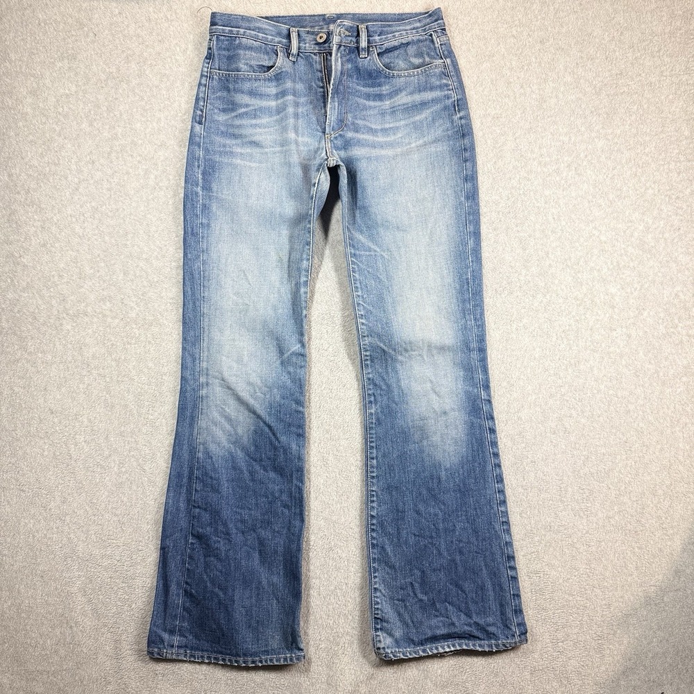Diesel BOOTCUT Jeans Womens 29x34 Light Wash Zip Fly‎ Whiskered Cowgirl Rodeo